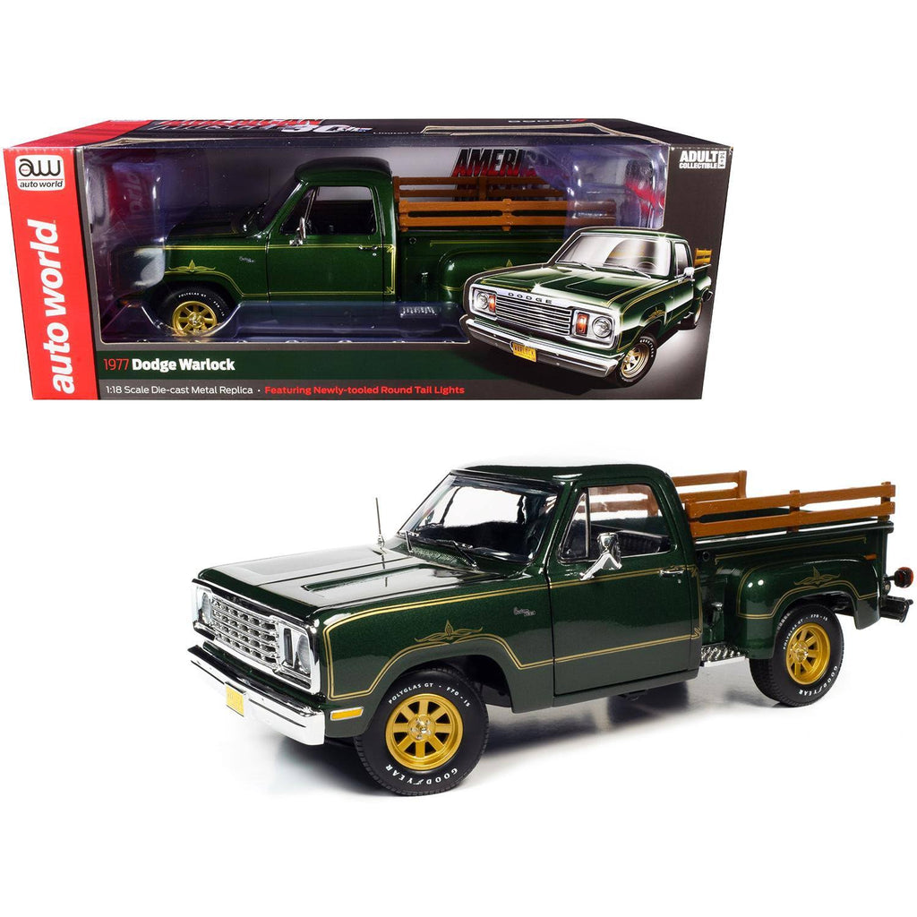 Medium Green Stepside Pickup Truck S3551