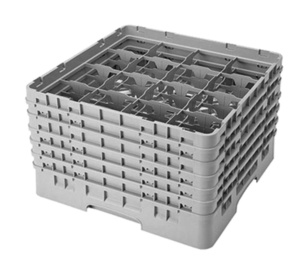 Navy Blue 16 Compartment Full Size Glass Rack Y88073
