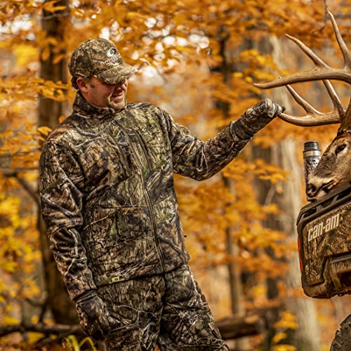 Men's Sherpa Fleece Lined Camo Hunting Jacket O101