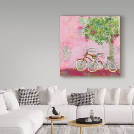 Pink Bicycles Canvas K8502