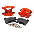 D154 Rear Caliper Kit Red 1.12in Piston 0.81in Rotor W94944
