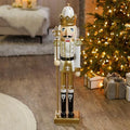 3 Ft. Green Wooden Holiday Nutcracker Q1721
