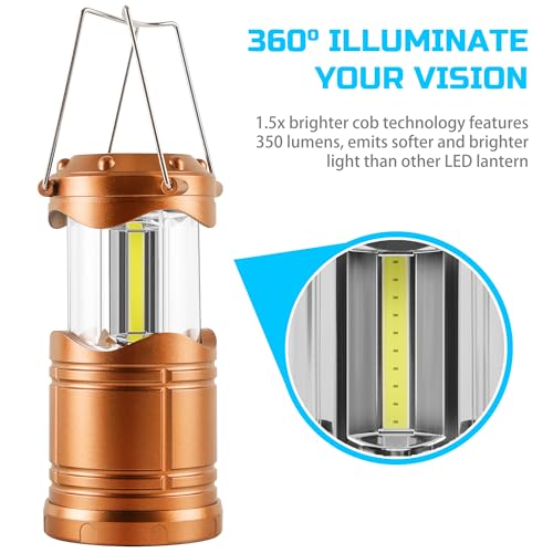 4 Pack Gray LED Camping Lantern X297