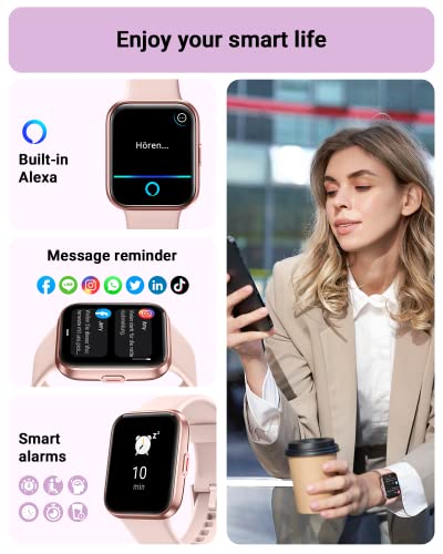 1.8" Touch Screen Smart Watch with Alexa Built-in W234