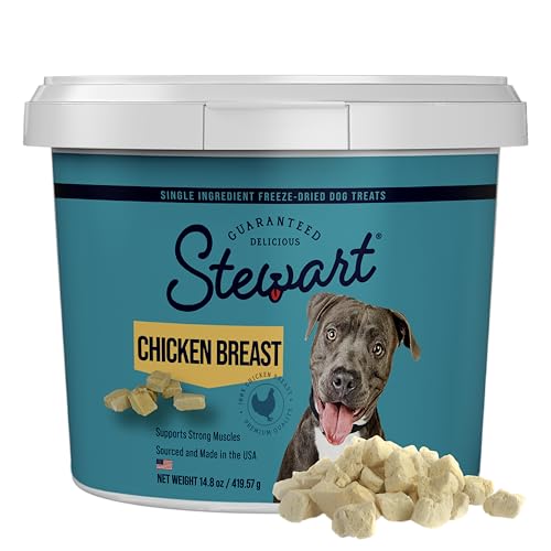 Freeze Dried Raw Chicken Breast Dog Treats, 14.8 Ounce Resealable Tub X68111
