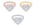 14K Yellow White Gold Diamond Engagement Ring B51233