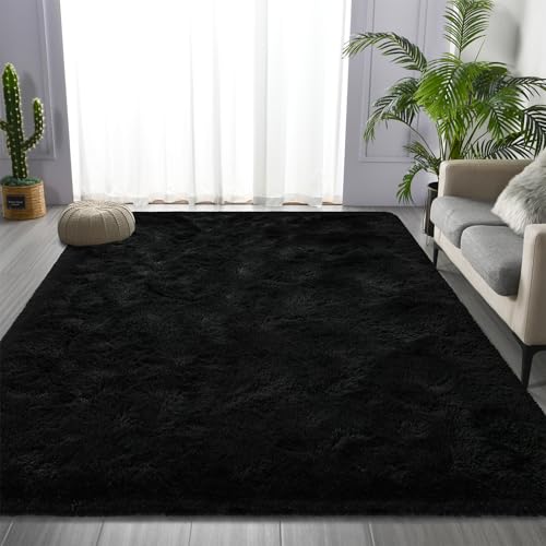 Light Grey 6 x 9 Shag Area Rug E188