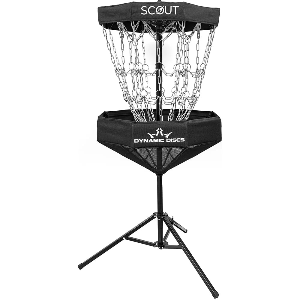 Portable Disc Golf Basket with 16 Chains Z318583