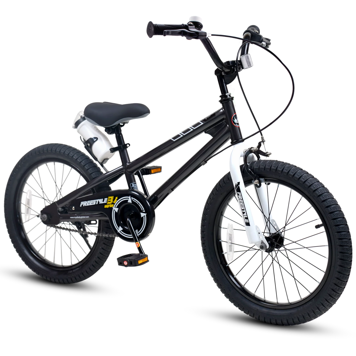18 In Black BMX Bike with Kickstand O91538