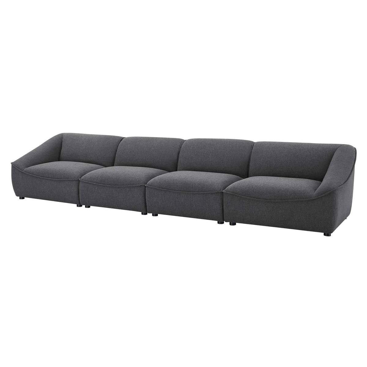 Dark Grey Fabric Sofa Q6456