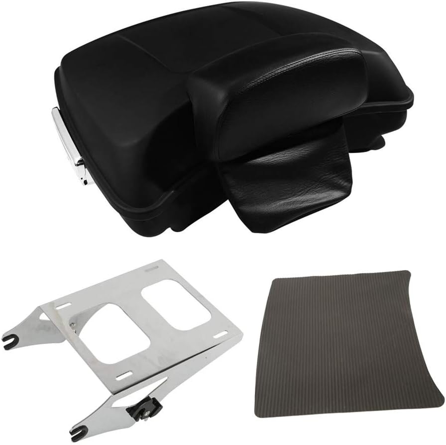 Razor Tour Pak Pack Trunk & Backrest Pad Vivid Black Z462250
