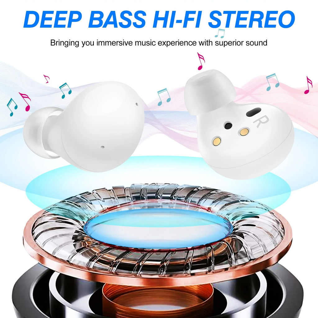 White Truly Wireless Bluetooth Headphones B986446