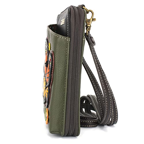 Faux Leather Multicolor Crossbody Cell Phone Purse F19098