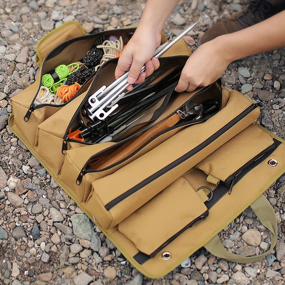 Portable Tent Install Tools Organizer Roll M61856