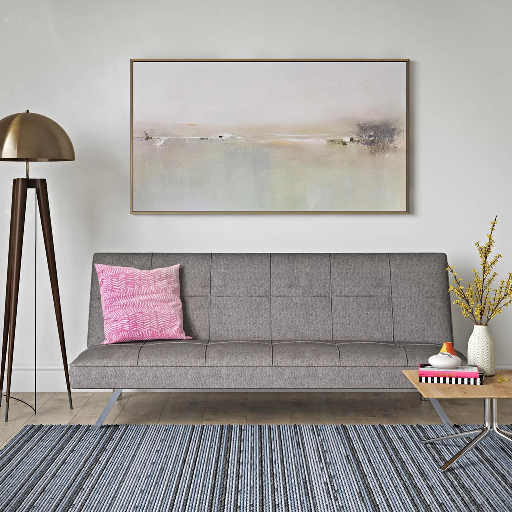 Metal Frame Stainless Leg Futon Sofa Bed C9080