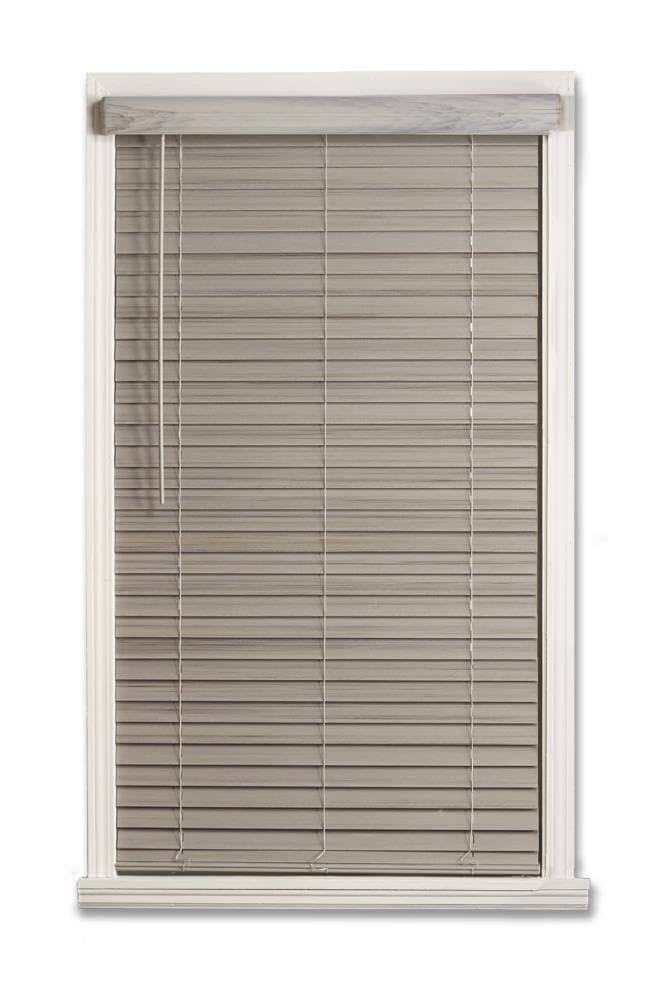 Cordless Faux Wood Room Darkening Horizontal Blind B6918