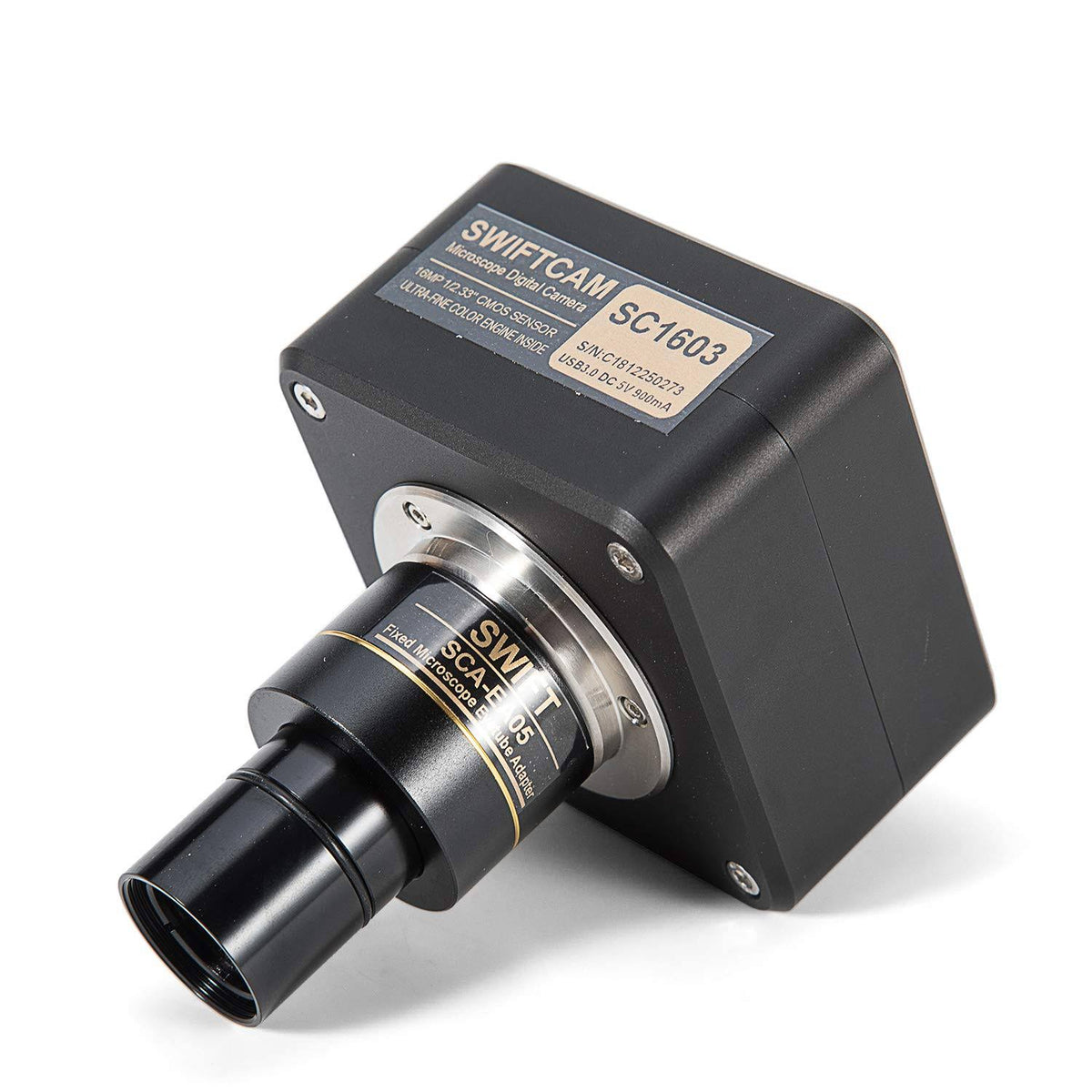 16 Megapixel Camera for Microscopes with Reduction Lens and USB 3.0 Cable E1762