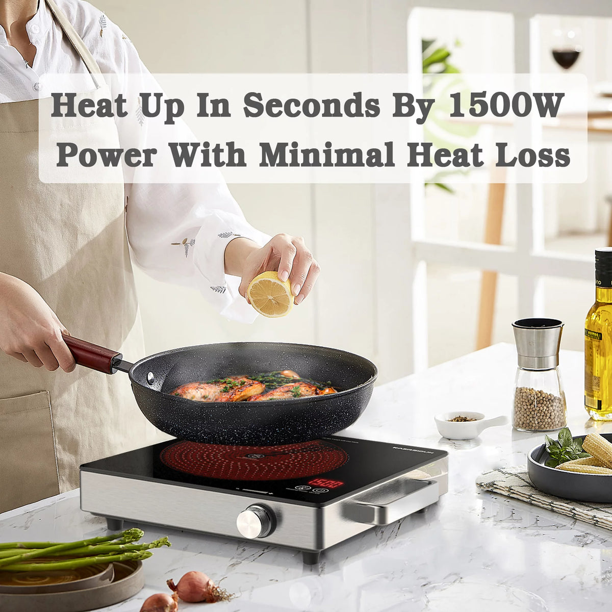 1500W Portable Electric Single Burner Hot Plate O904