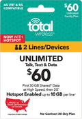 Unlimited Family 30-Day Plan Card Y81161