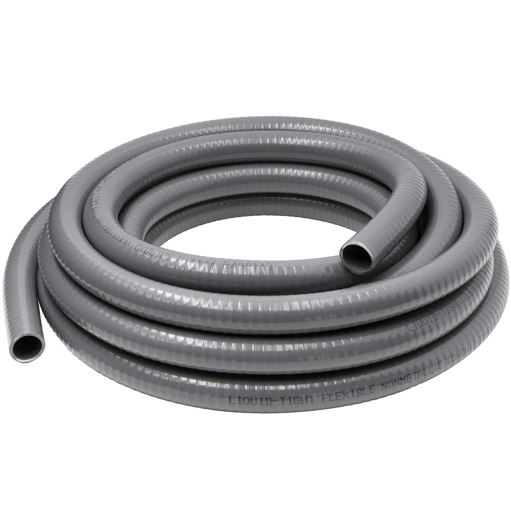 25 ft Flexible PVC Non Metallic Liquid Tight Electrical Conduit G165873