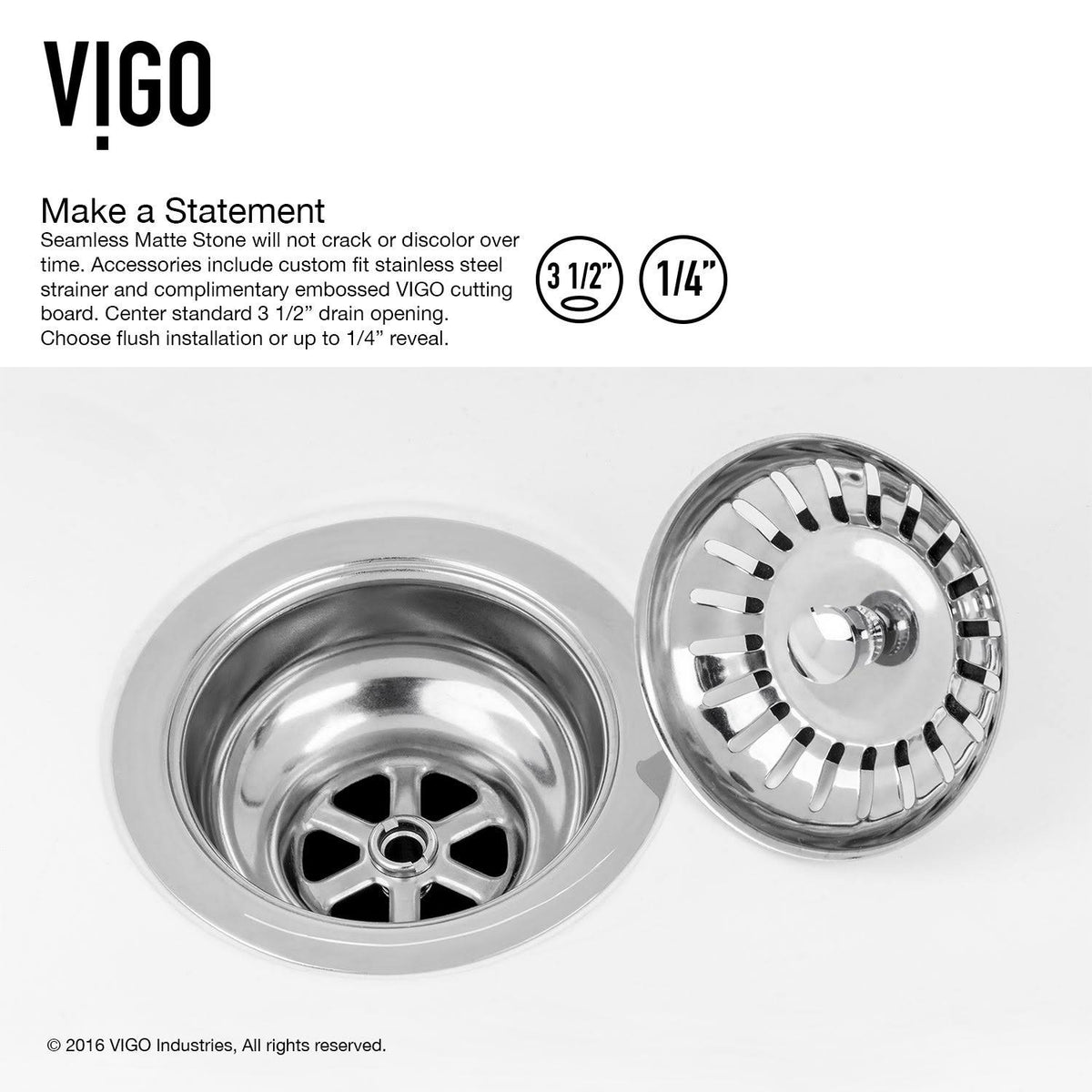30x22 Matte Stone Farmhouse Kitchen Sink and Stainless-Steel Faucet Set P4813