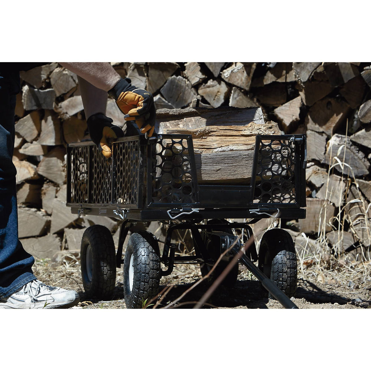 Steel Garden Wagon, 800-Lb. Capacity, 40inch L x 20inch W G92790