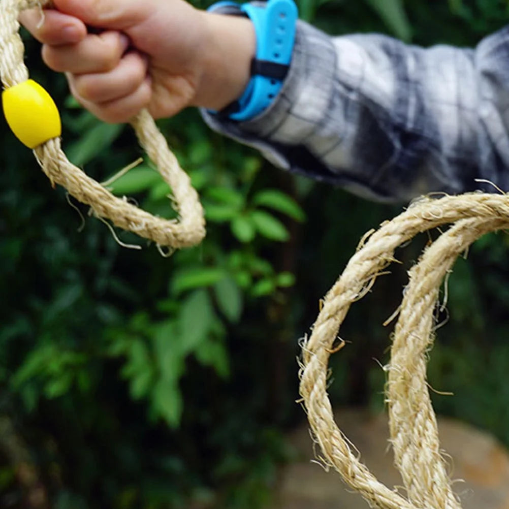 30 PCS Natural Rope Throwing Toss Rings S551267