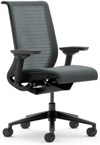 Black 3D Knit Back Chair R1246