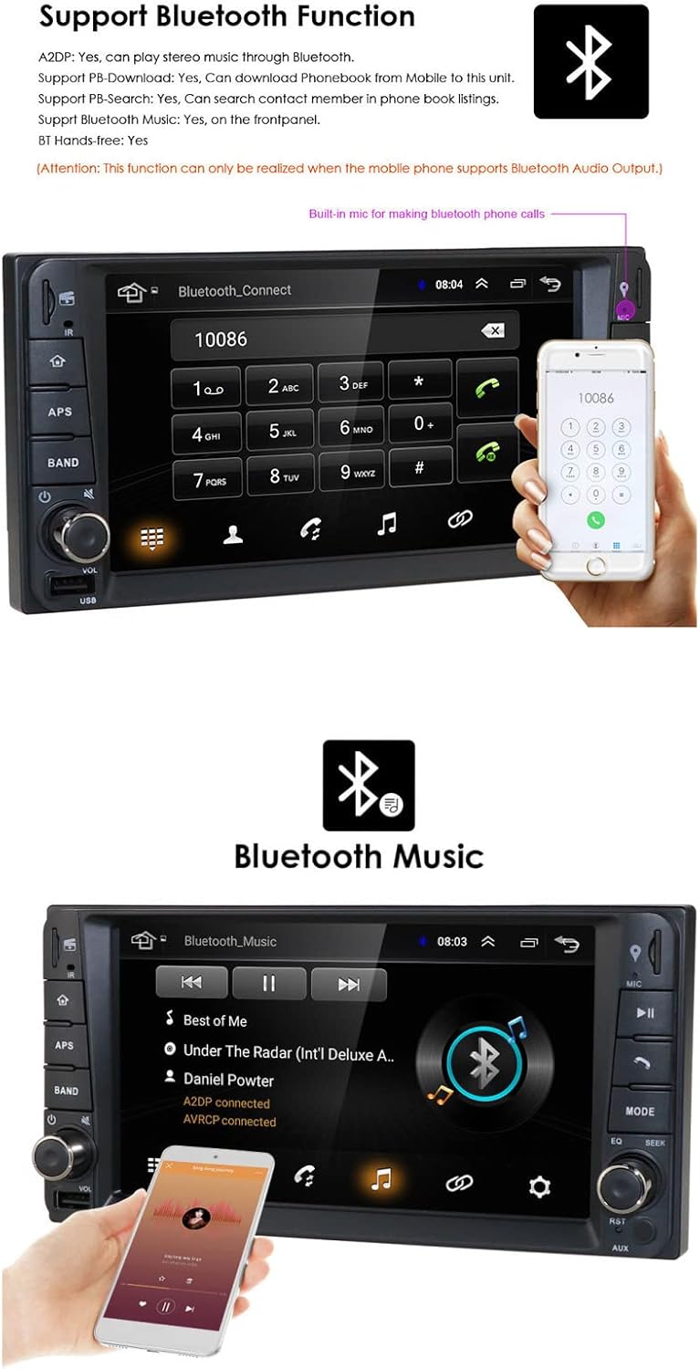 Android Car Stereo Radio Touch Screen Bluetooth E151117