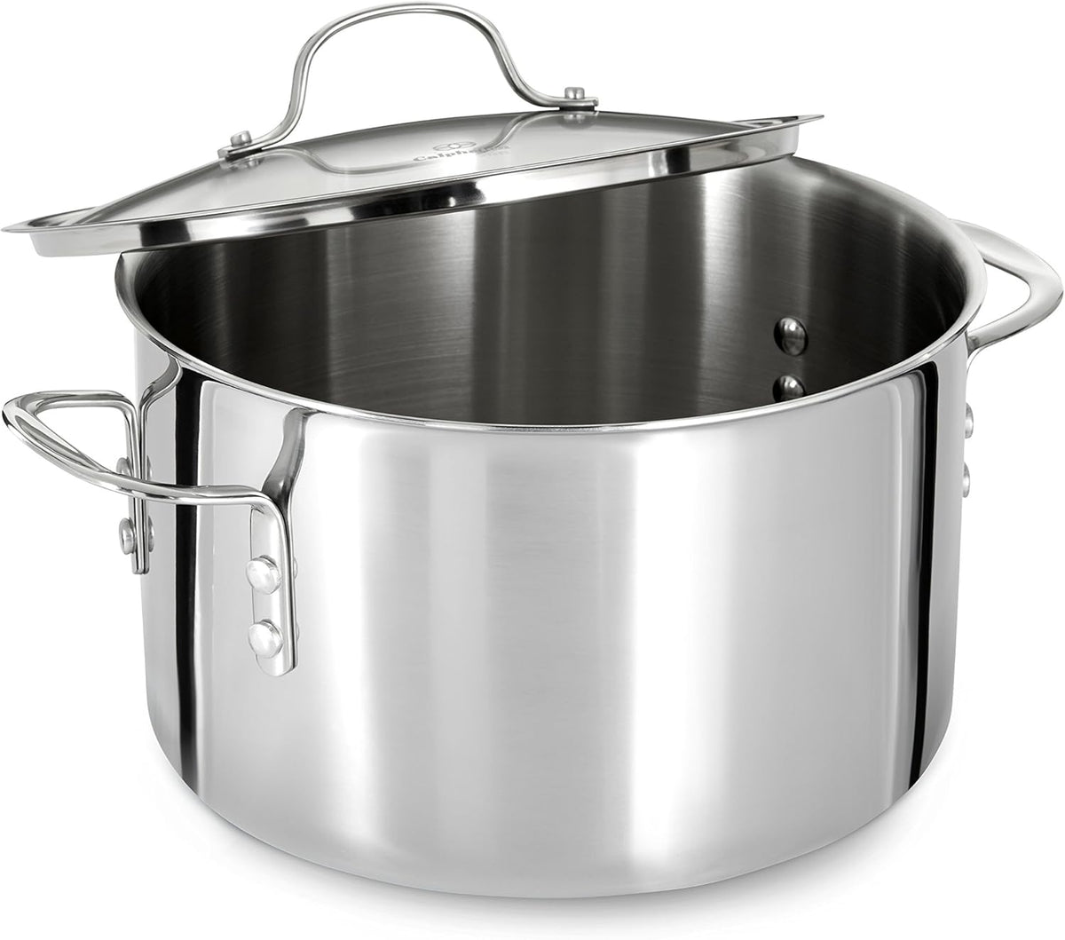 Tri-Ply Stainless Steel 8-Quart Stock Pot with Cover J8975