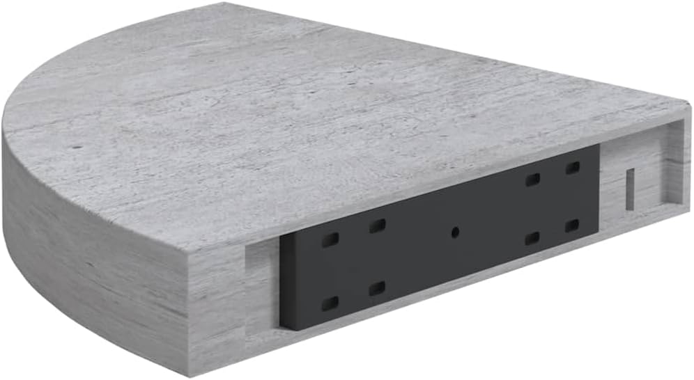 4 pcs MDF Corner Wall Shelves 13.8" x 13.8" x 1.5" Y485617