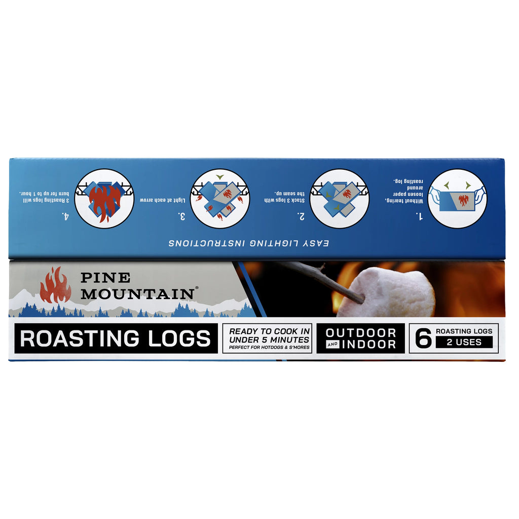 6 logs Food-Safe Cooking Firelog U200