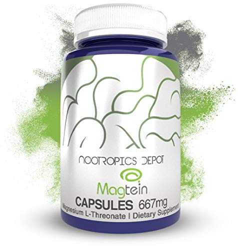Magtein Magnesium L-Threonate Capsules 90 Count Mineral Supplement R74490