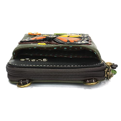 Faux Leather Multicolor Crossbody Cell Phone Purse F19098