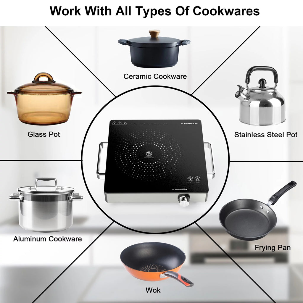 1500W Portable Electric Single Burner Hot Plate O904