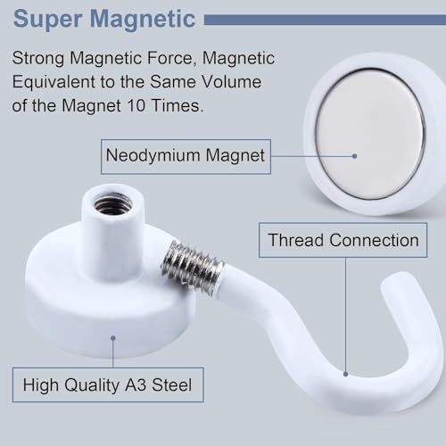 Heavy Duty Magnetic Hooks Pack of 20 B991543