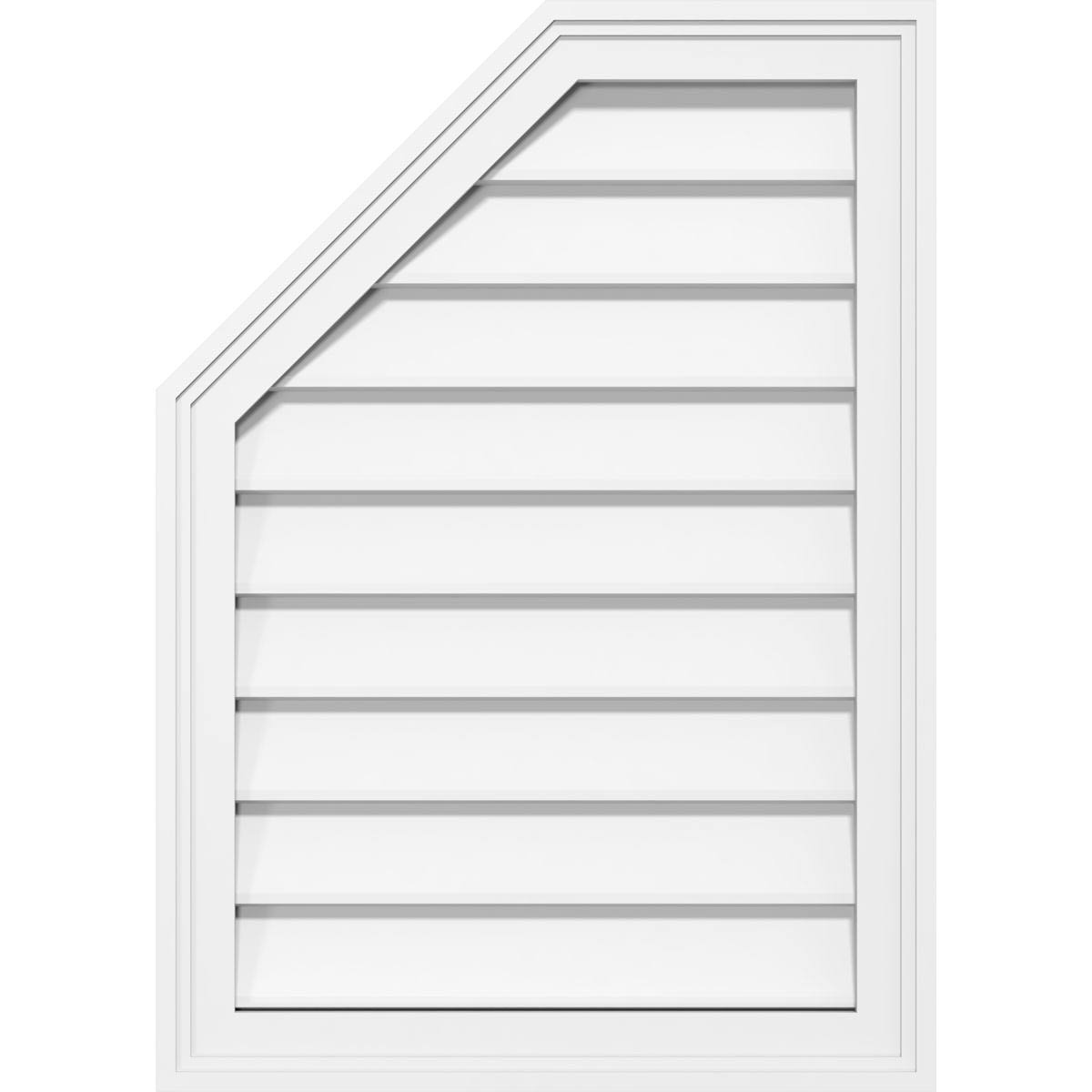 Octagonal Surface Mount PVC Gable Vent C192942