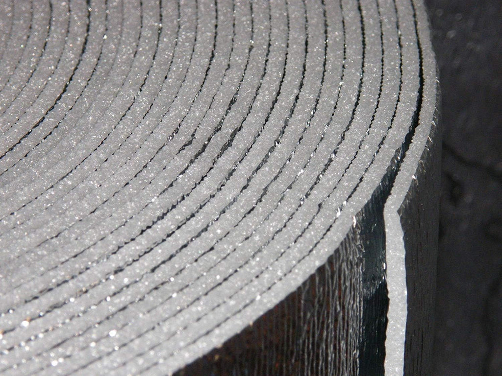 4' x 62.5' Roll (250 Sqft) Vehicle Insulation Sound Deadener & Heat Barrier Mat J881893