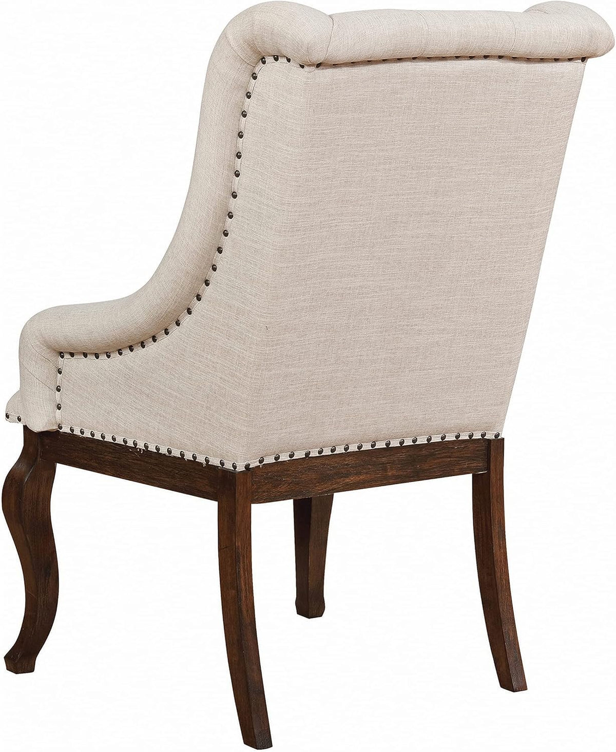 Antique Java and Cream Arm Chairs (Set of 2) X740