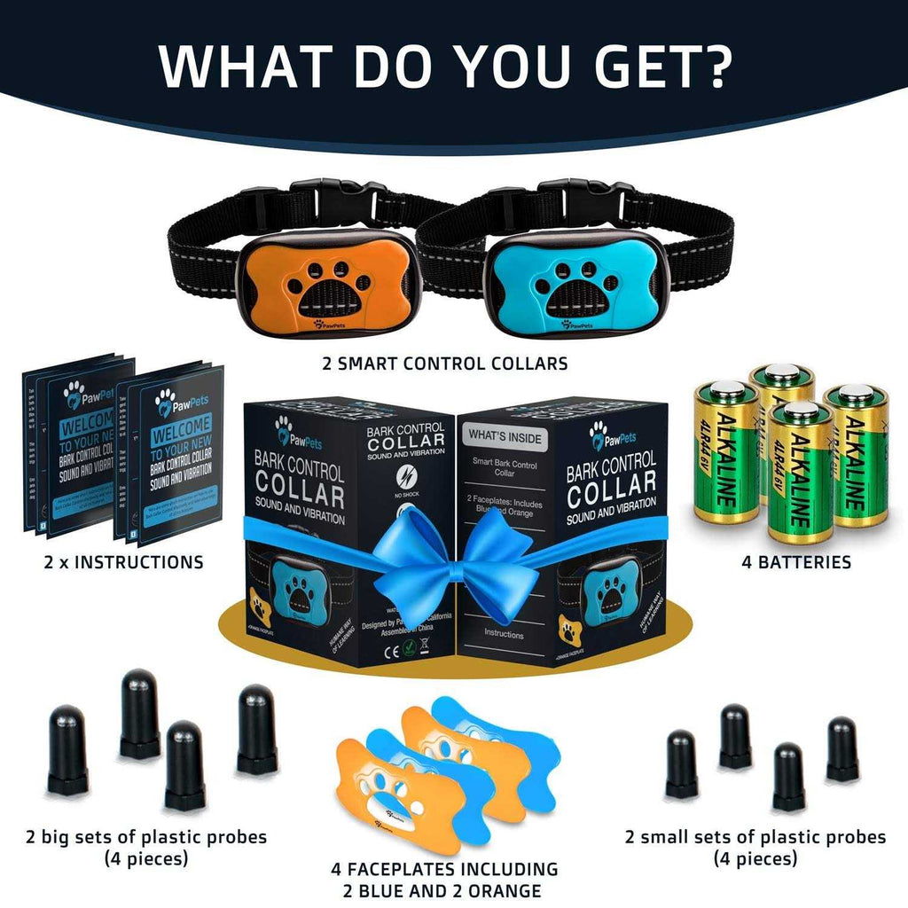 Anti Bark No Shock Training Dog Collar with Vibration and Sound R5804