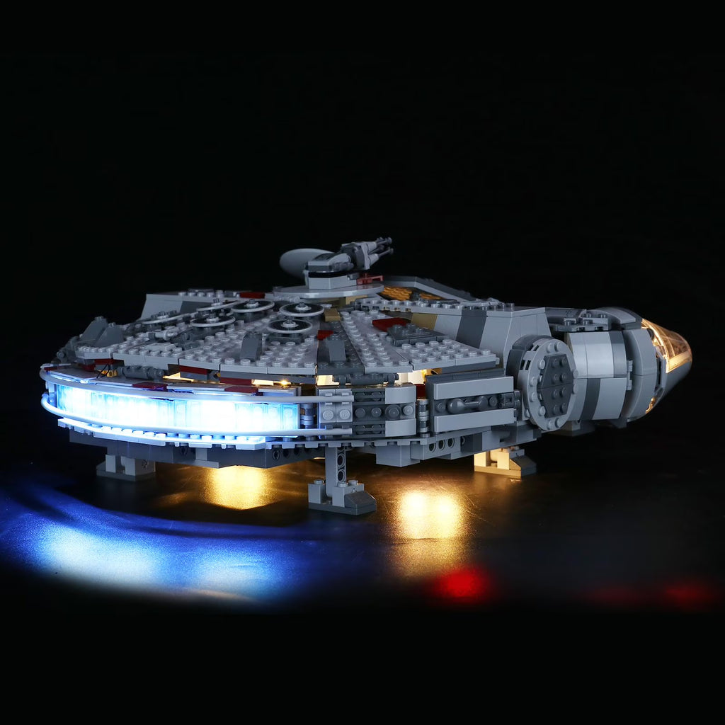 LED Lighting Kit for Millennium Falcon Building Model, Light Set with Remote Control T45826