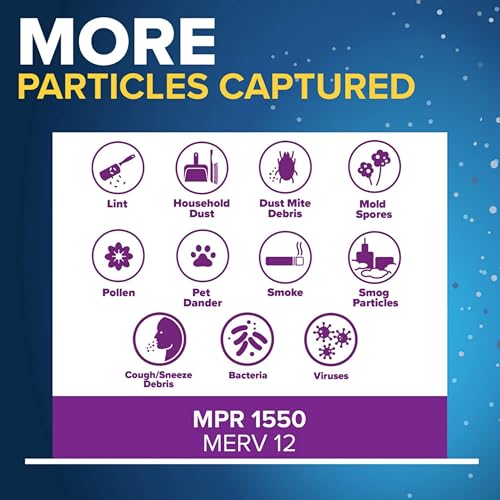 20x25x4 MERV 12 Electrostatic Air Filter, 2-Pack D8129