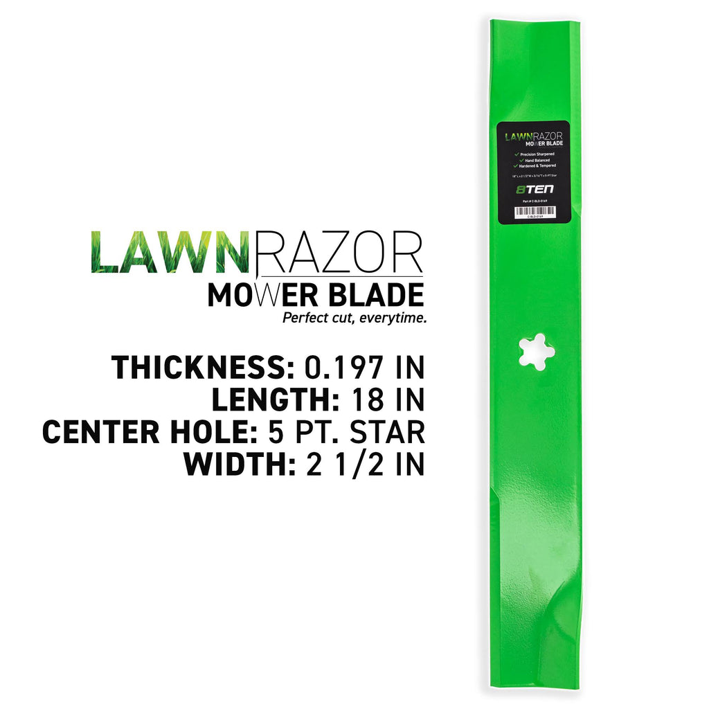 9 Pack Lawn Mower Blade B375803