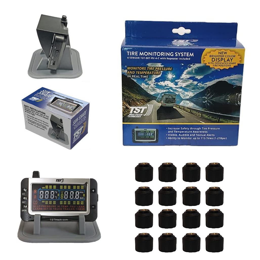 TST 507 RV TPMS with Color Display - 12 Cap Sensor TPMS Kit I2952