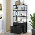 4-Tier File Cabinet with 2 Drawers F79933