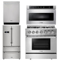 36 Dual Fuel Range, Microwave, Refrigerator, Dishwasher O4779