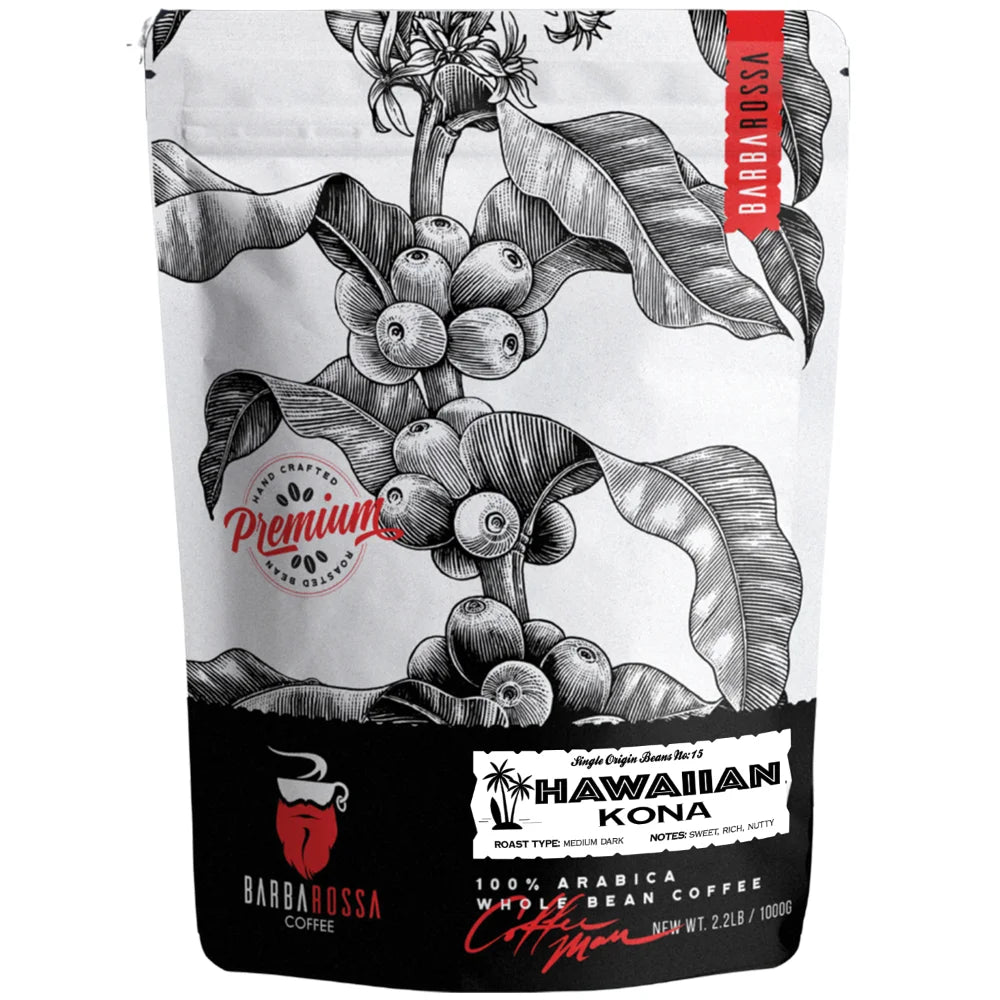 100% Hawaiian Kona Coffee Medium-Dark Roast 2.2 Lb K698264