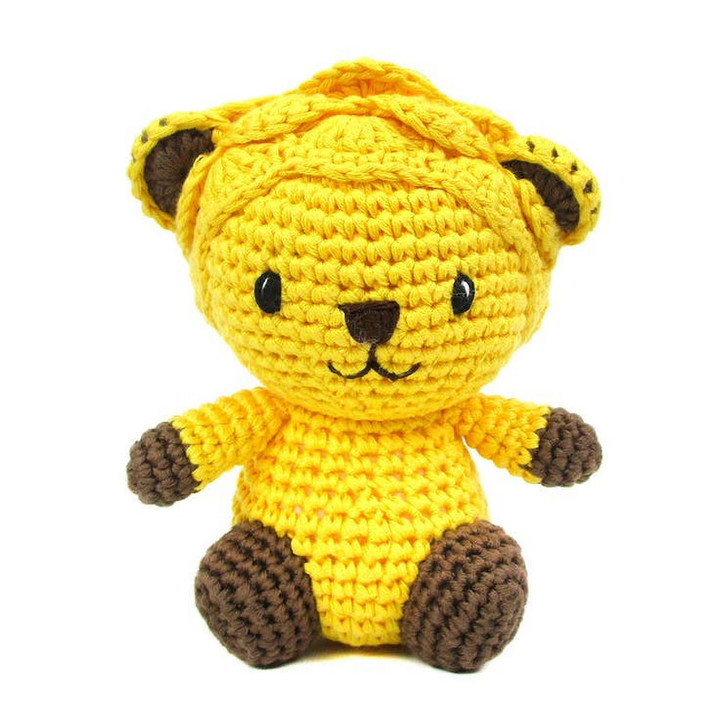 Yellow Sitting Lion Plush Toy C846153