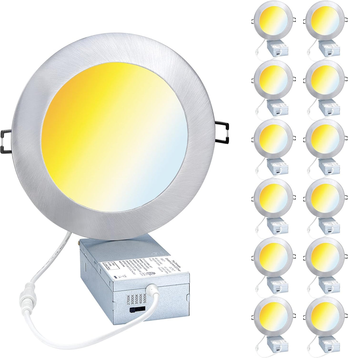 6 Inch Ultra-Thin LED Canless Recessed Downlight Y735