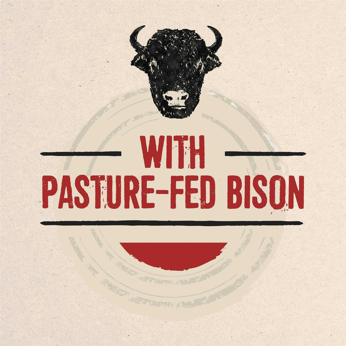 Natural Dog Treats Filled Chew With Bison Y15032